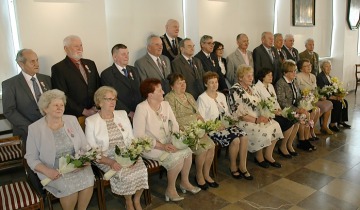 Małżonkowie z medalami
