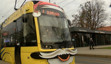 W świątecznym tramwaju