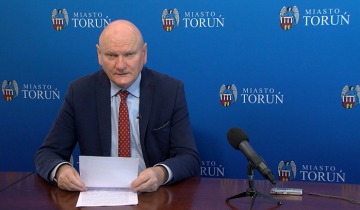 Konferencja prasowa prezydenta Torunia - piątek 15.05.2020