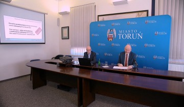 Konferencja prasowa prezydenta Torunia - piątek 29.05.2020