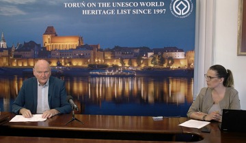 Konferencja prasowa prezydenta Torunia - czwartek 6.08.2020