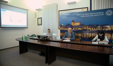 Konferencja prasowa prezydenta Torunia - czwartek 3.09.2020