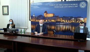 Konferencja prasowa prezydenta Torunia – piątek 23.10.2020