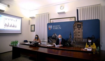 Konferencja prasowa prezydenta Torunia - czwartek 14.01.2021