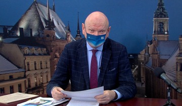 Konferencja prasowa prezydenta Torunia - czwartek 28.01.2021
