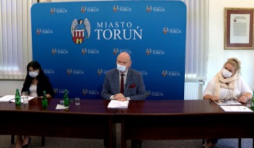 Konferencja prasowa prezydenta Torunia - czwartek 10.06.2021