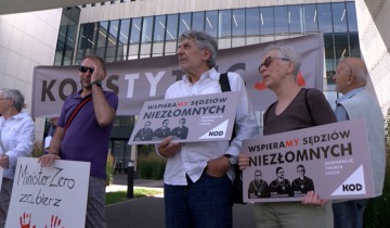 Protest przed sądem