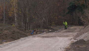 Ścieżka na Polnej 08.11.2022