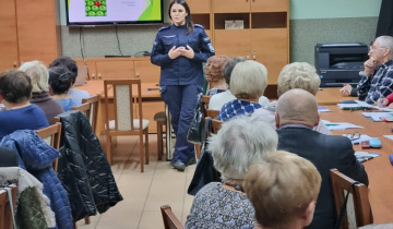 Wspólne działania Policji i ZUS na rzecz Seniorów 14.11.2022