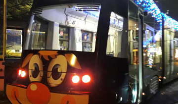 Świąteczny tramwaj Miejski 06.12.2022