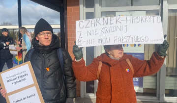Protest pracowników UMK 20.02.2023