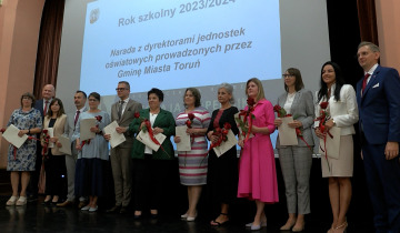 Nowi dyrektorzy placówek oświatowych 29.08.2023