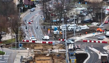 Tramwaj na północ Torunia 26.01.2023r.