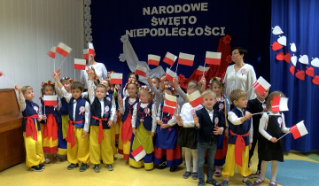 Przedszkolaki o niepodległości 13.11.2023
