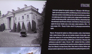 Straty wojenne pałacu w Nawrze 29.12.2023