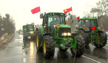 Protesty rolników - utrudnienia na drogach 28.02.2024