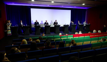 Debata kandydatów na prezydenta Torunia 02.04.2024