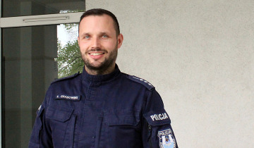 Bohaterski policjant 18.04.2024