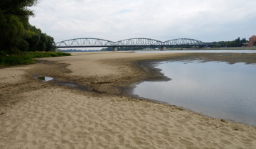 Niebezpieczne łachy na Wiśle 02.08.2024