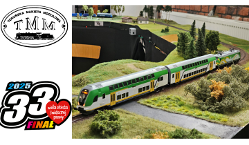 Wystawa miniaturowych makiet i modeli kolejowych dla WOŚP 24.01.2025