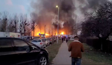 Spłonął pustostan 10.02.2025