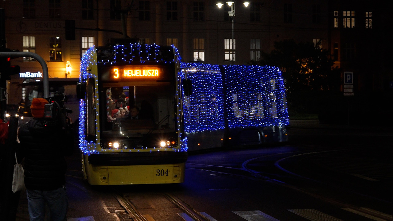 Świąteczny tramwaj