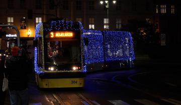 Świąteczny tramwaj 08.12.2025