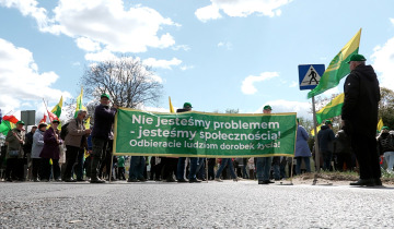 Protest działkowców 30.04.2026