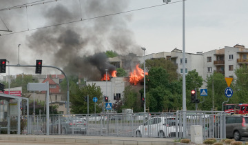 Pożar pustostanu 05.05.2026