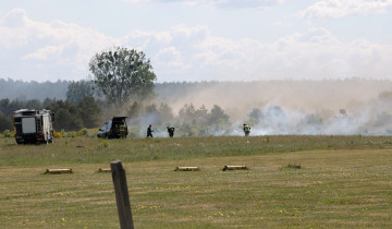 Pożar na poligonie 29.05.2026