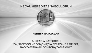 Medale Hereditas Saeculorum 2026 - HENRYK RATAJCZAK 10.09.2026